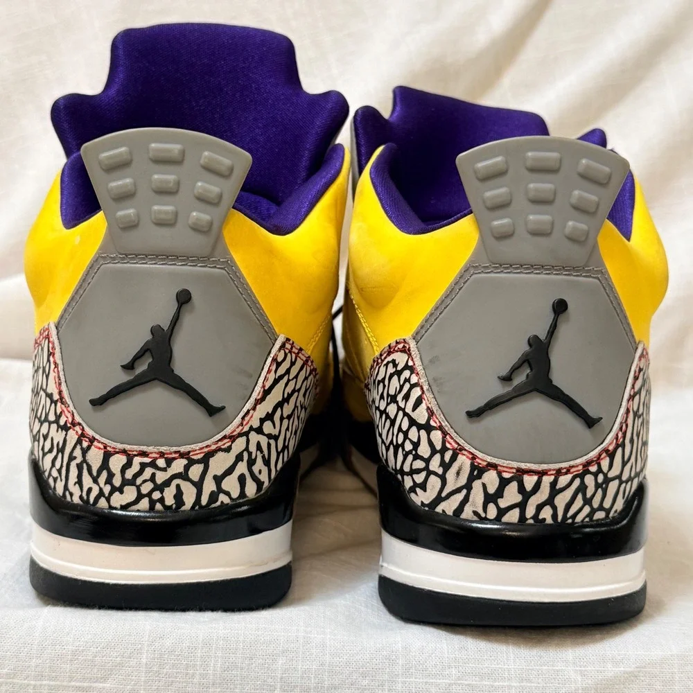 Jordan Son of Mars 10.5 Yellow Tour Yellow Grape Ice Elephant Print 580603-708